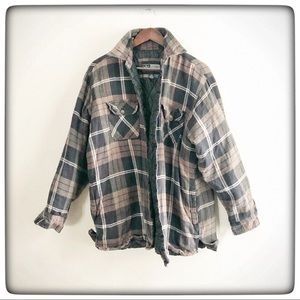 Canyon Guide Outfitters Mens Plaid Coat Large